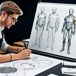 Professional Character Designer**

"A fully clothed character designer in a professional workspace, surrounded by sketches and digital art tools, working on a character concept. The office is bright and modern. Appropriate attire, safe for work, professional environment, perfect anatomy, natural proportions, well-formed hands, proper finger count. Modest clothing."

**