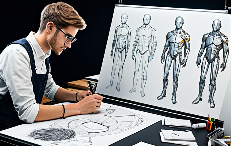 Professional Character Designer**

"A fully clothed character designer in a professional workspace, surrounded by sketches and digital art tools, working on a character concept. The office is bright and modern. Appropriate attire, safe for work, professional environment, perfect anatomy, natural proportions, well-formed hands, proper finger count. Modest clothing."

**
